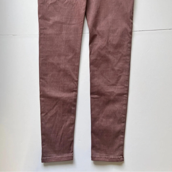 NWT American  Eagle AEO Hi Rise Jegging Super Stretch Mauve Lilac Pants Tie Sz 0 - Picture 16 of 16
